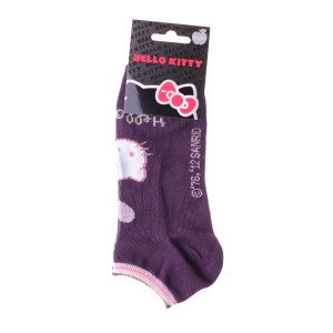 Шкарпетки HELLO KITTY TETE DE HK + COEUR + HK фіолетовий Діт 35 - 41