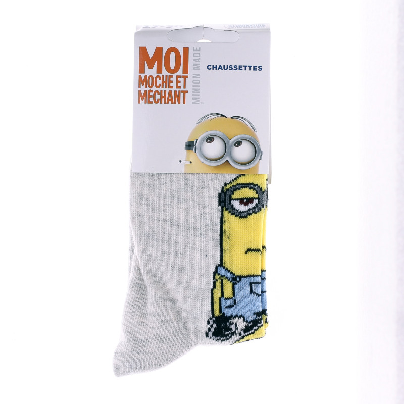 Шкарпетки MINION BOB ET RAYURES світло-сірий Діт 31-34арт83897920-1