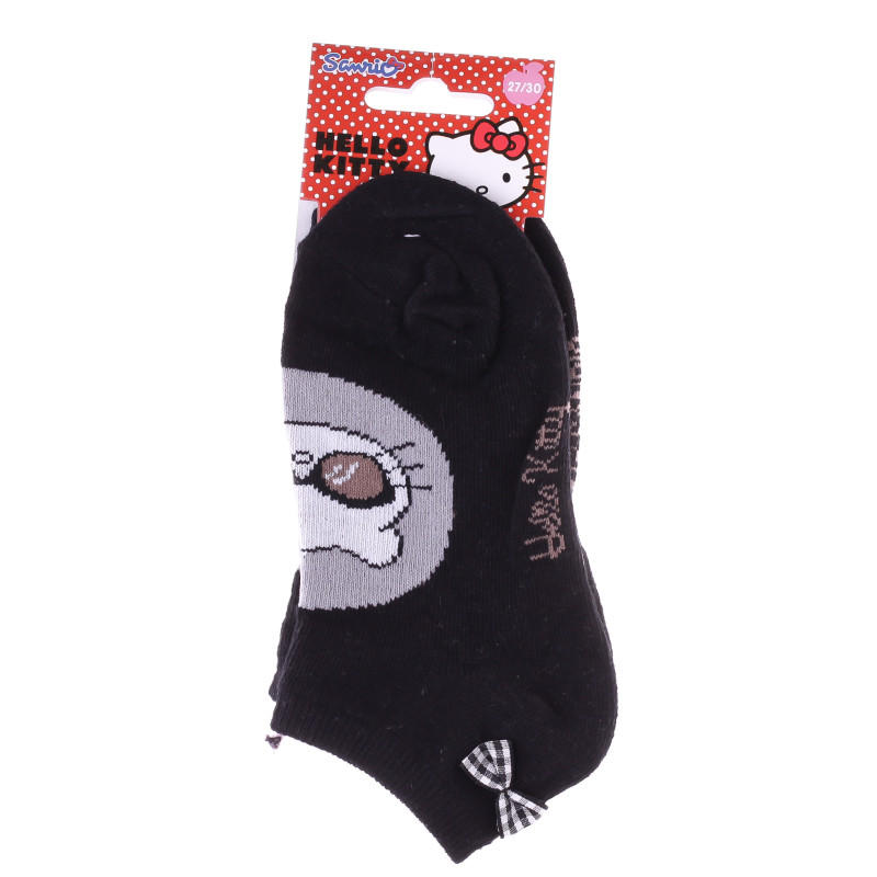 Шкарпетки HELLO KITTY TETE DE HK DANS BULLE чорний Діт 35-37 арт 83846423-4