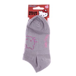 Шкарпетки HELLO KITTY TETE DE HK EN STRASS попелястий Діт 35-37 арт 83846423-1