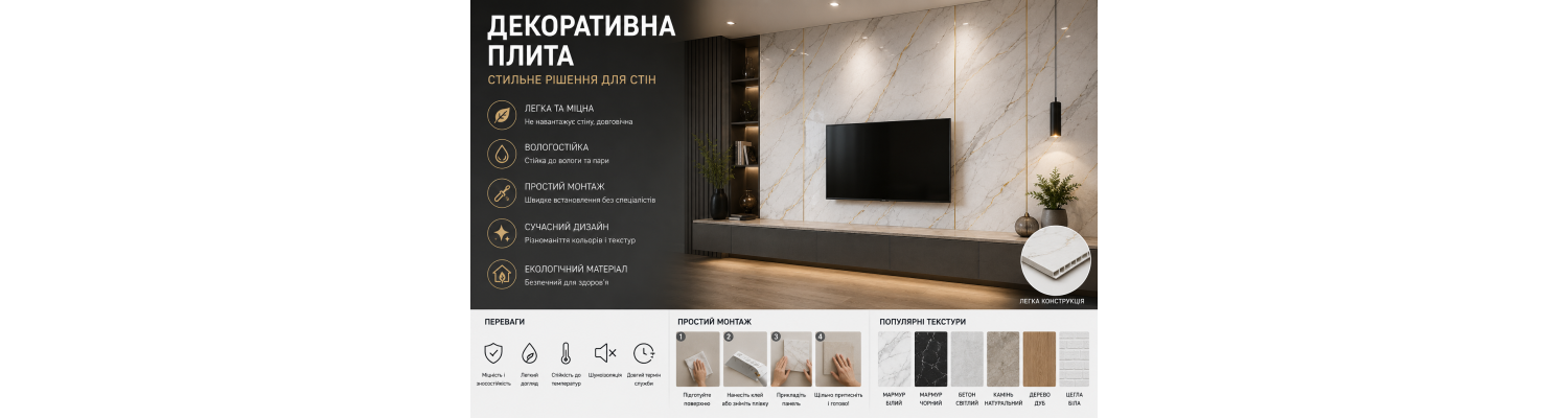 Як вибрати декоративну плиту для стін