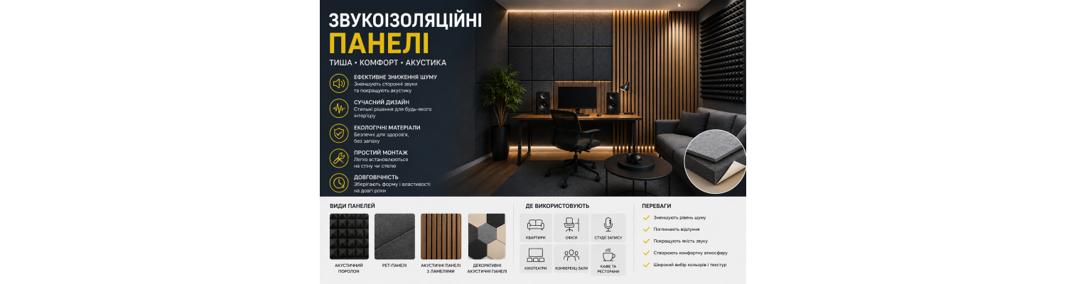 Як вибрати звукоізоляційні панелі