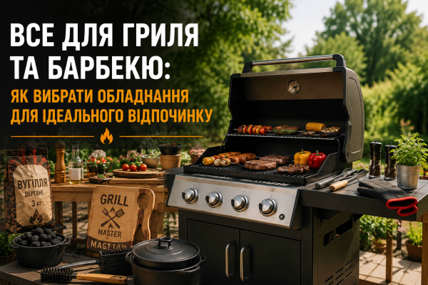 Все для гриля та барбекю: як вибрати обладнання для ідеального відпочинку