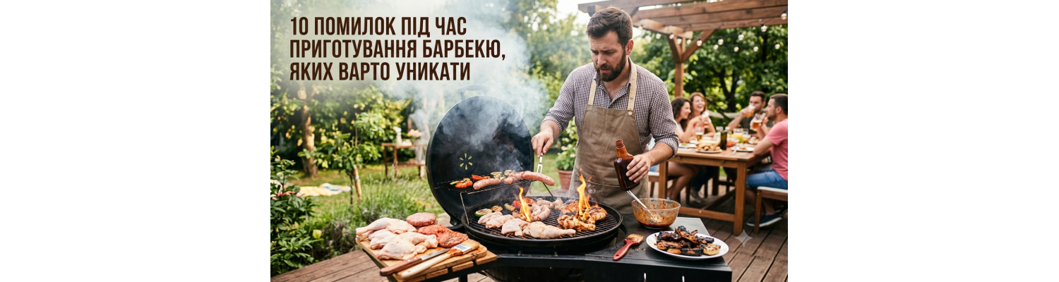 10 помилок під час приготування барбекю, яких варто уникати