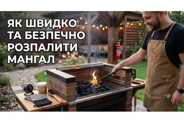 Як швидко та безпечно розпалити мангал: покрокова інструкція для початківців