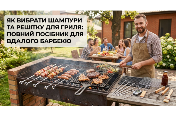 Як вибрати шампури та решітку для гриля: повний посібник для вдалого барбекю