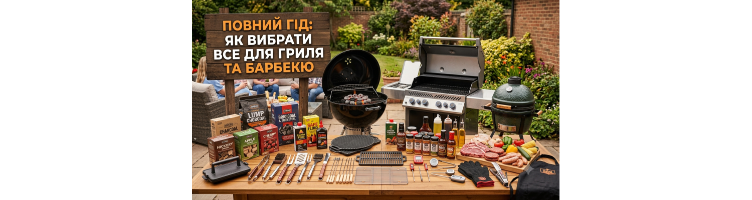 Повний гід: як вибрати все для гриля та барбекю