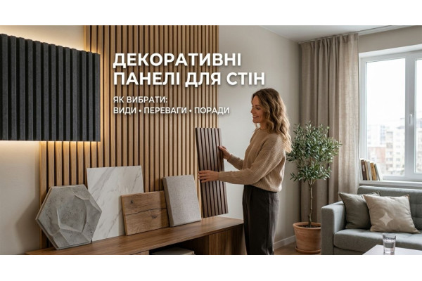 Як вибрати декоративні панелі для стін: види, переваги та поради
