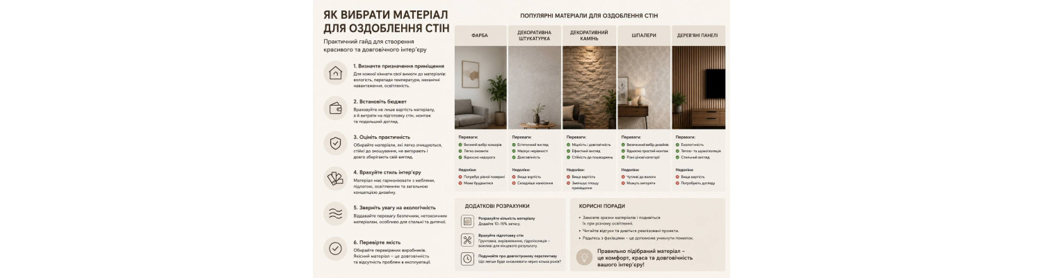 Як правильно доглядати за декоративними панелями: практичні поради