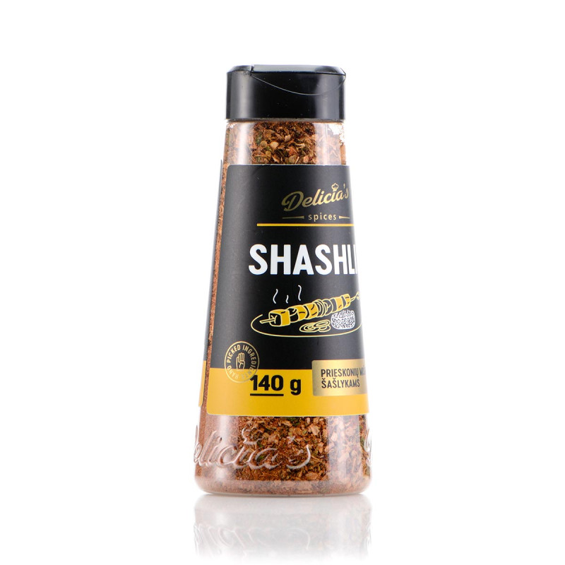 Суміш спецій Delicia's Spices Shashlik для шашлику 140 г 241577 Код: 013254