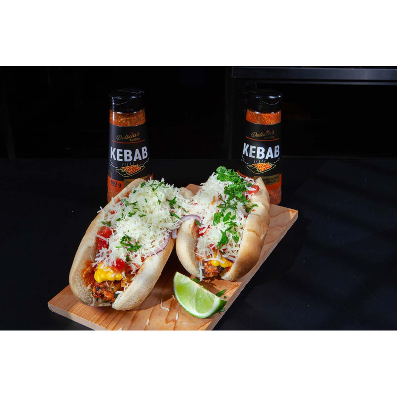 Суміш спецій Delicia's Spices Kebab для кебабу 160 г 241676 Код: 013256