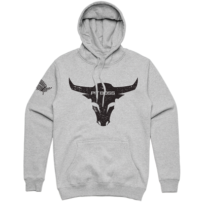 Худі Pit Boss Bull, Grey Heather - чоловіче M 40556 Код: 011636