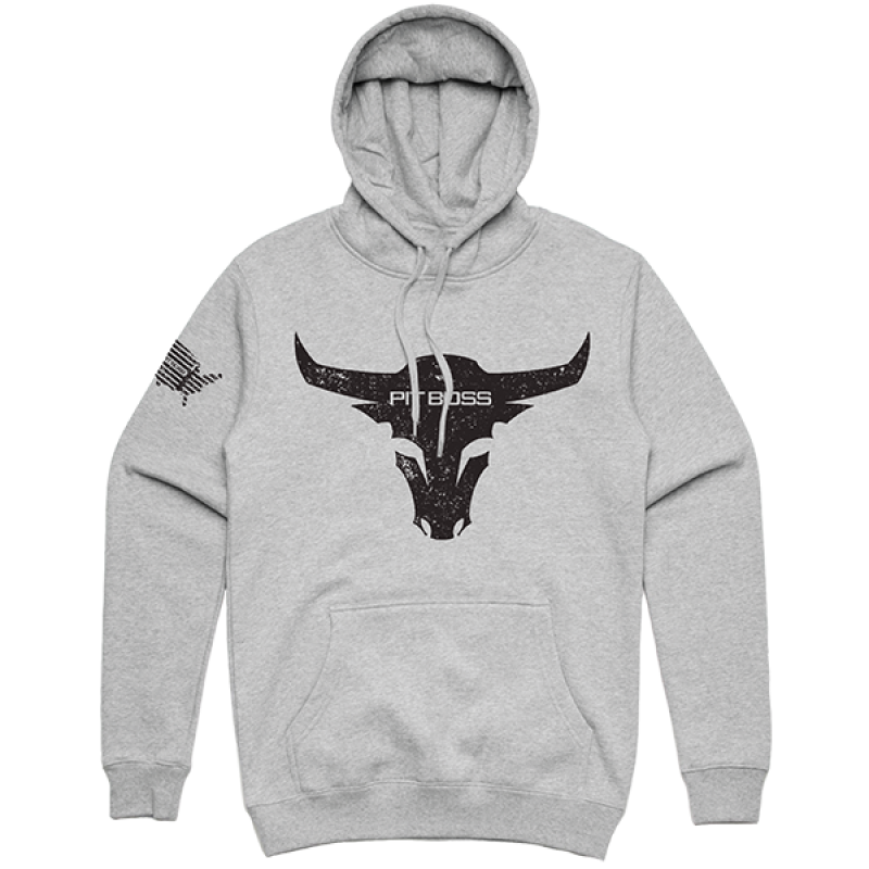 Худі Pit Boss Bull, Grey Heather - чоловіче M 40556 Код: 011636