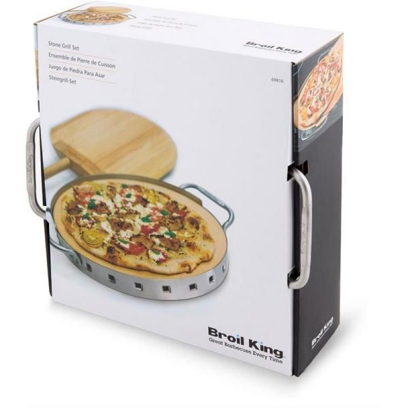 Набір для піци керам. камінь, лопатка, форма Broil King 69816 (69815) Код: 003334