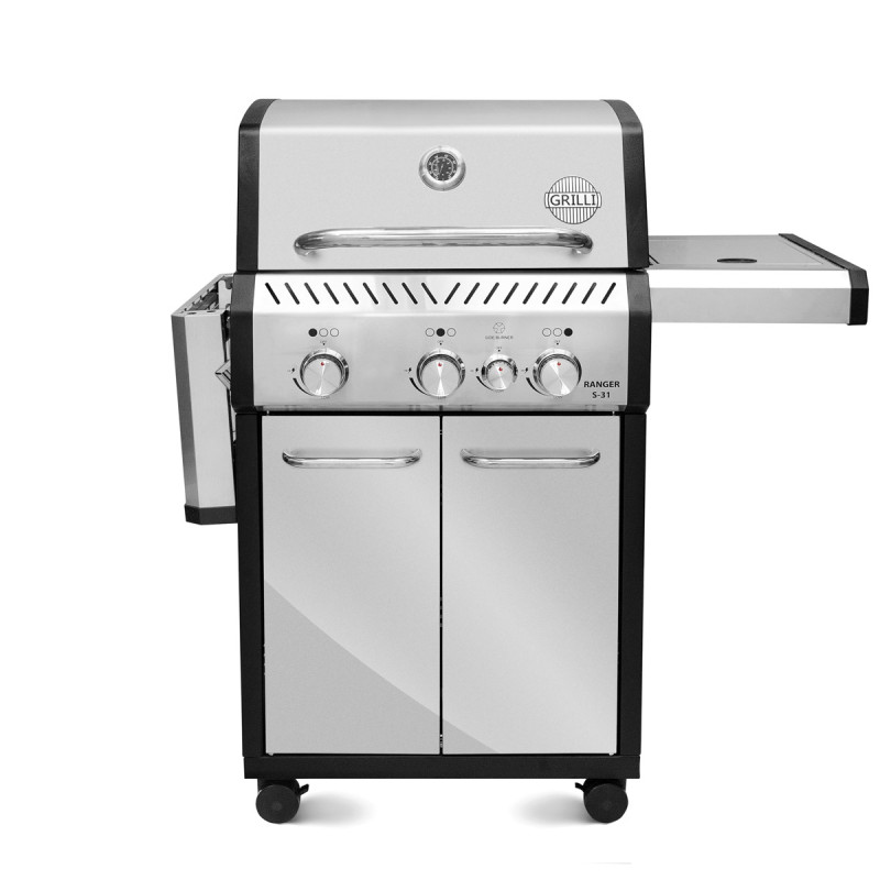 Газовий гриль Ranger 31 + набір необхідних аксесуарів GRILLI 777243-set Код: 013224