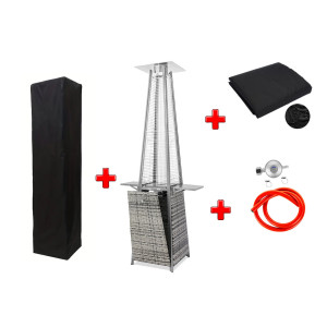 Газовий обігрівач Pyramid Grey Rattan GRILLI 777419 Код: 012837