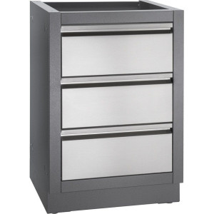 Тумба з двома висувними ящиками 61х61х89 см Oasis Napoleon IM-2DC-CN Код: 005765