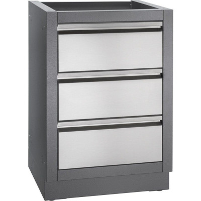 Тумба з двома висувними ящиками 61х61х89 см Oasis Napoleon IM-2DC-CN Код: 005765