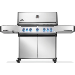 Газовий гриль Napoleon Prestige P 650 з бічною конфоркою Sizzle Zone та вертілем (69632) нерж сталь P665VRSIBPSS-RC Код: 013839