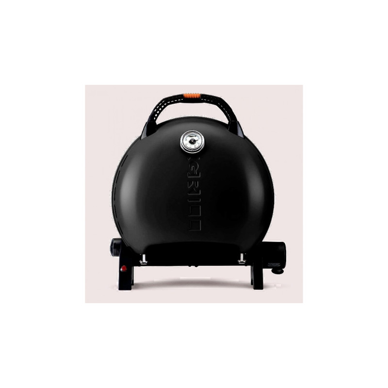 КОМПЛЕКТ Портативний переносний газовий гриль O-GRILL 600T, чорний + шланг в подарунок! Код: 011677