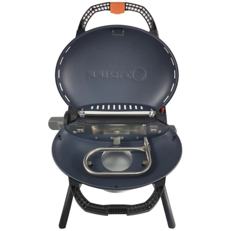 КОМПЛЕКТ Портативний переносний газовий гриль O-GRILL 600T, чорний + шланг в подарунок! Код: 011677