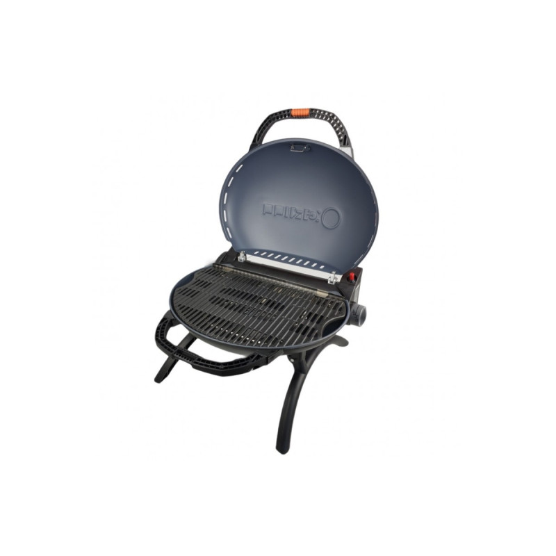 КОМПЛЕКТ Портативний переносний газовий гриль O-GRILL 600T, срібло + шланг в подарунок! Код: 011681
