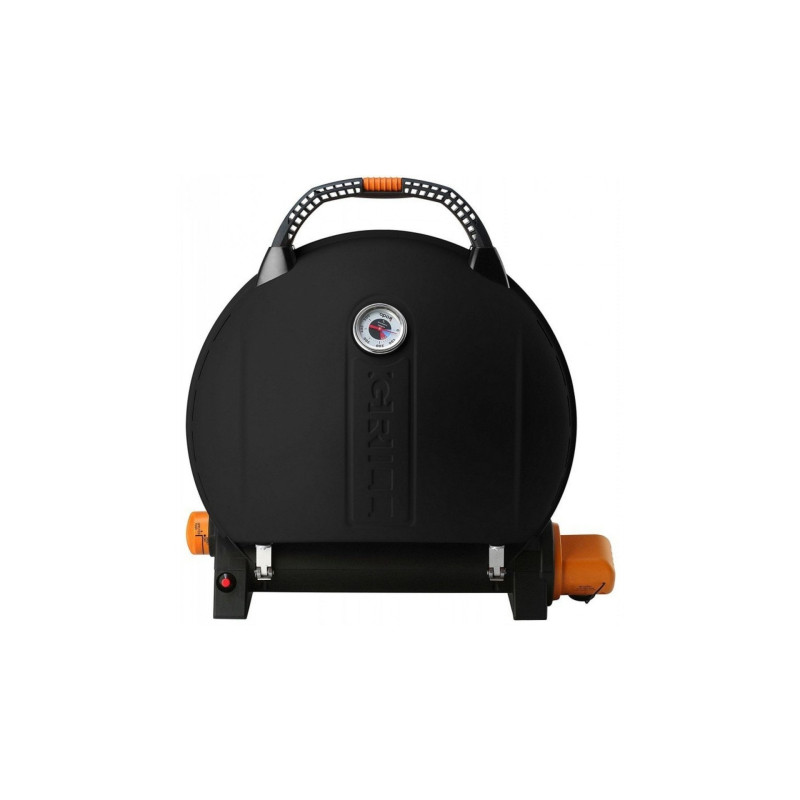 КОМПЛЕКТ Портативний переносний газовий гриль O-GRILL 900, чорний + шланг в подарунок! Код: 011682