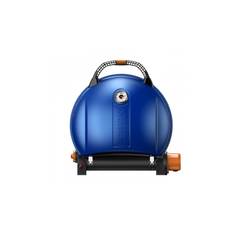 КОМПЛЕКТ Портативний переносний газовий гриль O-GRILL 900, синій + шланг в подарунок! Код: 011683