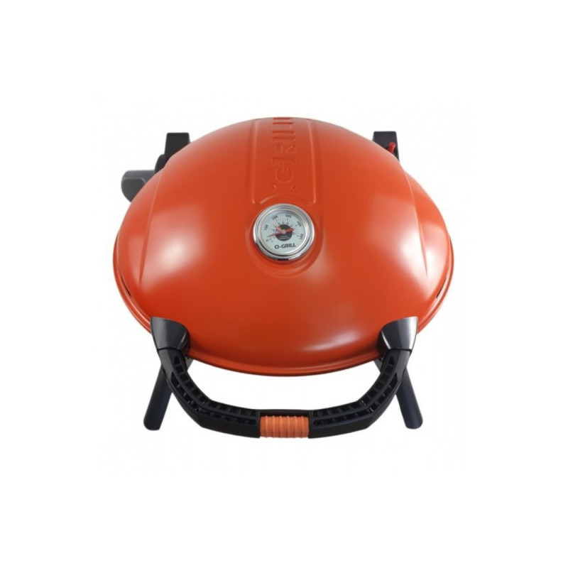 КОМПЛЕКТ Портативний переносний газовий гриль O-GRILL 900, помаранчевий + шланг в подарунок! Код: 011684