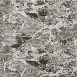 Декоративна 3D панель самоклейка 700х770х3мм Мармур чориний (061-3) SW-00000691