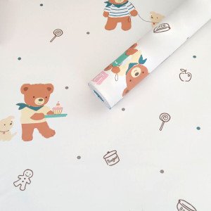Самоклеюча плівка дитяча 0,45х10м х 0,07мм Ведмедик SW-00000818
