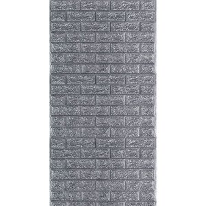 R017-2 Панель стінова в рулоні 3D 700х3080х2мм Сіра Цегла (D) SW-00002535