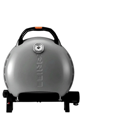 Портативний переносний газовий гриль O-GRILL 600T, срібло Код: 009061
