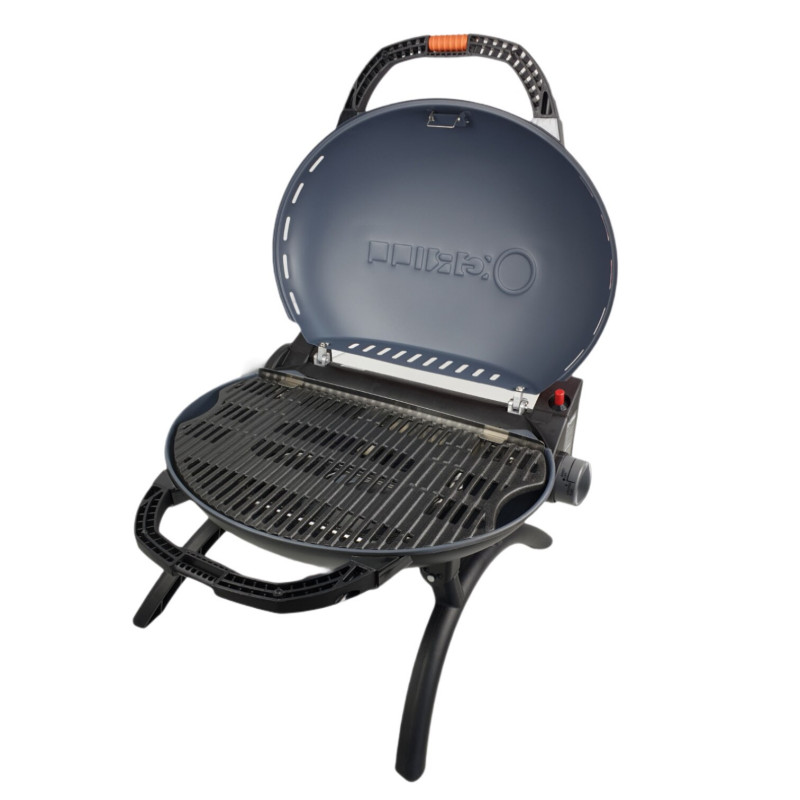 Портативний переносний газовий гриль O-GRILL 600T, срібло Код: 009061