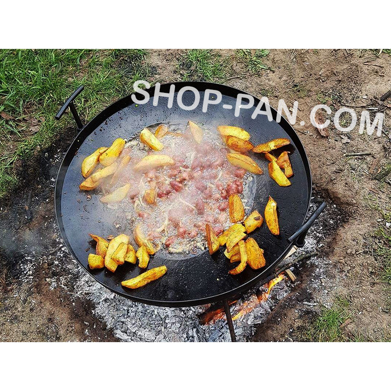 Сковорода 50 см із диска борони з кришкою та чохлом