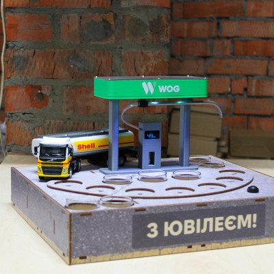 Наливатор АЗС на 7 чарок - Фура Volvo