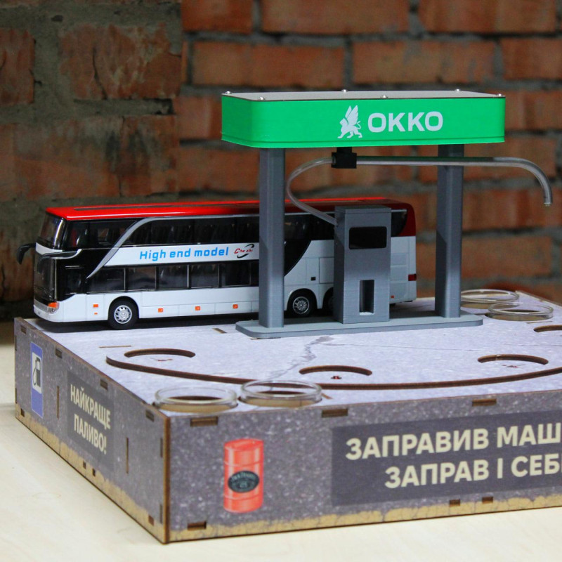 Наливатор АЗС на 7 чарок.