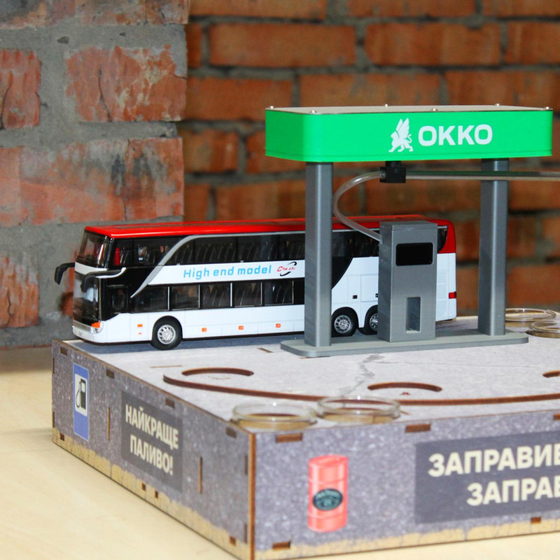 Наливатор АЗС на 7 чарок.