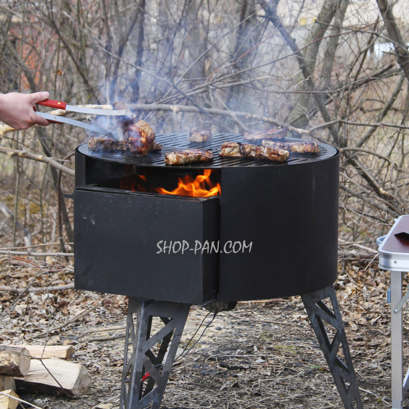 Мангал-гриль Реберня SHOP-PAN для дому, кафе, ресторану