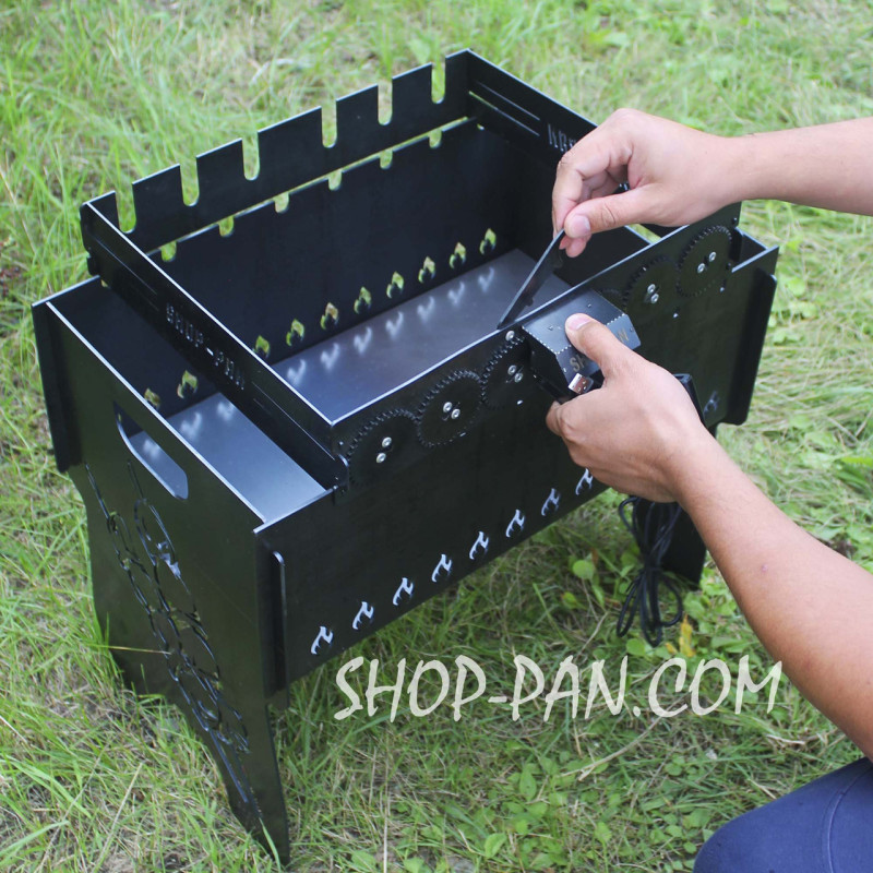 Автоматична шашличниця SHOP-PAN на 6 шампурів
