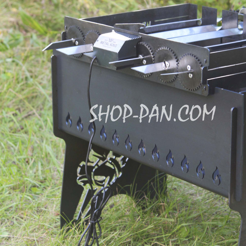 Автоматична шашличниця SHOP-PAN на 6 шампурів