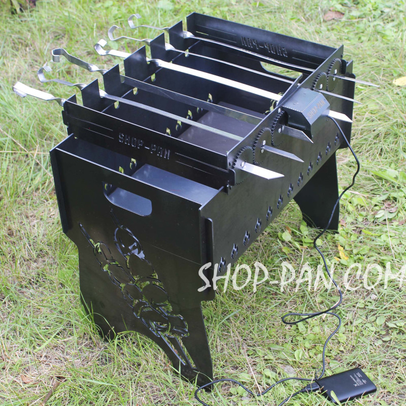 Автоматична шашличниця SHOP-PAN на 6 шампурів