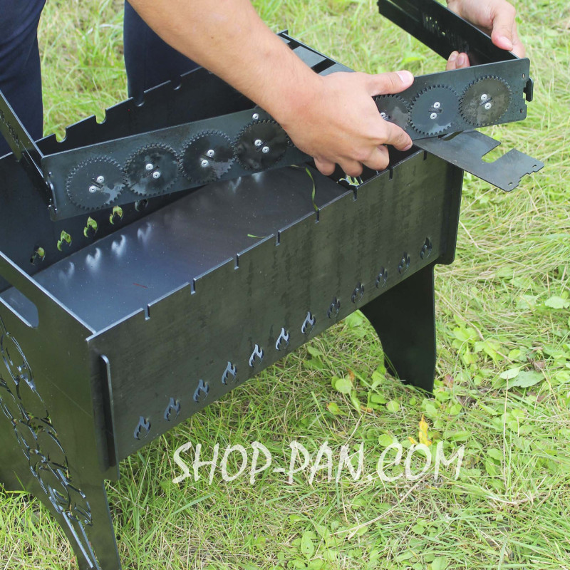 Автоматична шашличниця SHOP-PAN на 8 шампурів
