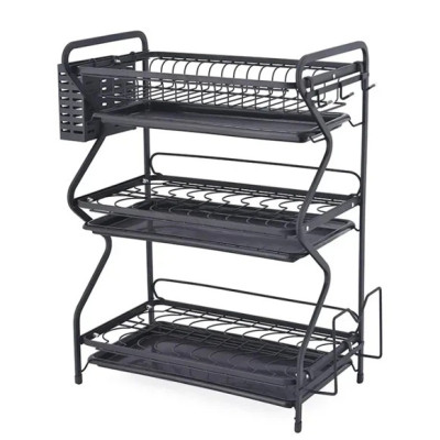 Сушарка для посуду Edenberg EB-17987 триярусна Black
