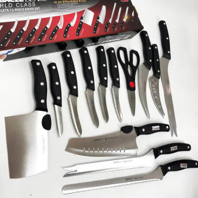 Набір кухонних ножів Contour Pro Knives 13 предметів, Набір кухонного приладдя набір ножів
