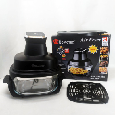 Аерофритюрниця аерогриль Air Fryer Domotec MS-3228 з LED-екраном для смаження без олії 4600 Вт на 7 л