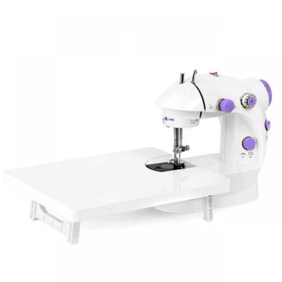 Міні швейна машинка 4 в 1 з педаллю та адаптером Mini Sewing Machine FHSM 202 з дошкою