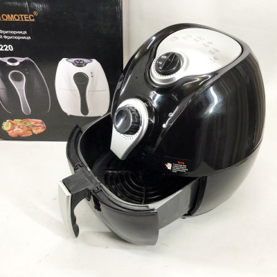 Аерофритниця Мультипіч Аерогриль Domotec MS-3220 1300Вт 4.5л Безмасляна з Таймером Black