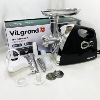 Електром'ясорубка ViLgrand V203-BRMG 2000Вт Black