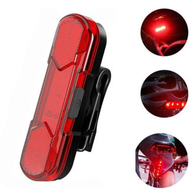 Велоліхтар BSK-HY027-XPG, STOP-5SMD(red), Мигалка з акумулятором на велосипед, Блимаючий велоліхтар